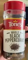 Mängden socker i Whole Black Peppercorns
