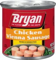 Mängden socker i Bryan chicken vienna sausage ounce pull-top |