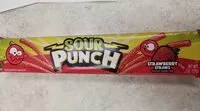 Mängden socker i Sour punch strawberry straws