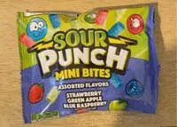 Mängden socker i Sour Punch Mini Bites