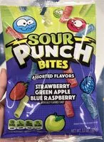 Mängden socker i sour punch bites