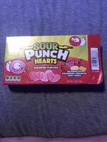 Mängden socker i Sour Punch Hearts