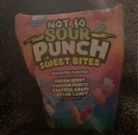 Mängden socker i Not so sour punch sweet bites