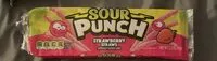 Mängden socker i Sour punch strawberry straws