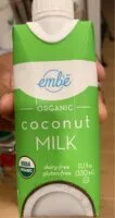Mängden socker i Organic Coconut Milk