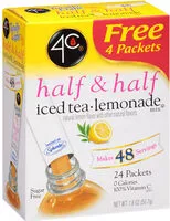 Mängden socker i Half & half iced tea lemonade mix