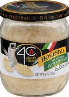 Mängden socker i Home Style Parmesan Grated Cheese