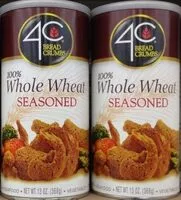 Mängden socker i Bread crumbs whole wheat seasoned