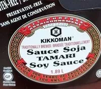 Mängden socker i Sauce soja