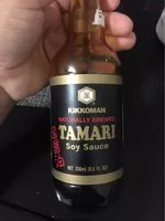 Mängden socker i Kikkoman tamari soy sauce gf