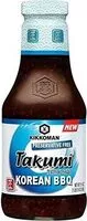 Mängden socker i Takumi teriyaki korean bbq sauce