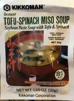 Mängden socker i Instant Tofu-Spinach Miso Soup
