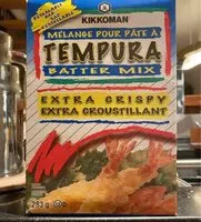 Mängden socker i Melange tempura