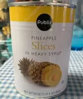 Mängden socker i Pinapple slices in heavy syrup