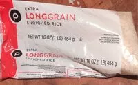 Mängden socker i Enriched White Rice