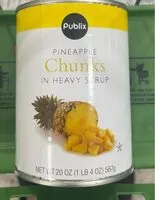 Mängden socker i Pineapple Chunks In Heavy Syrup