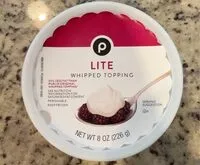 Mängden socker i Lite Whipped Topping