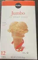 Mängden socker i Jumbo ice cream cones