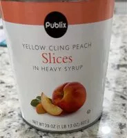 Mängden socker i Yellow Cling Peach Slices in Heavy Syrup