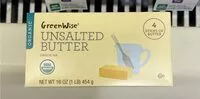 Mängden socker i Unsalted butter