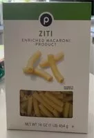 Mängden socker i Ziti enriched macaroni product