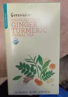 Mängden socker i Ginger Turmeric Herbal tea