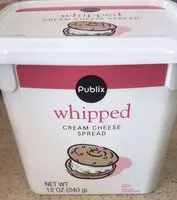 Mängden socker i Whipped cream cheese spread