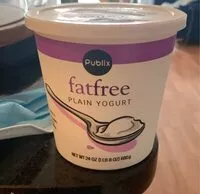Mängden socker i Fatfree plain yogurt