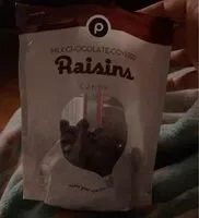 Mängden socker i Milk chocolate covered raisins
