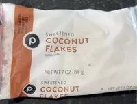 Mängden socker i Coconut flakes gluten free