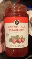 Mängden socker i publix low sugar strawberry preserves