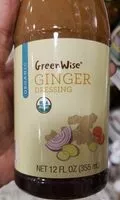 Mängden socker i Greenwise ginger dressing