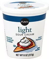 Mängden socker i Light Sour Cream