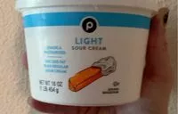 Mängden socker i Light Sour Cream