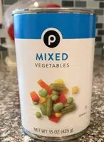 Mängden socker i Mixed Vegetables