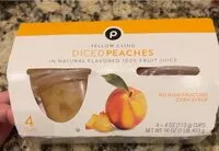 Mängden socker i Diced Peaches