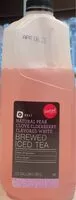 Mängden socker i natrual pear clove elderberry flavored white brewed iced tea