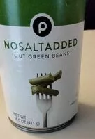 Mängden socker i Cut green beans no salt added