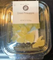 Mängden socker i Dried Pineapple