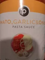 Mängden socker i Publix tomato, garlic, onion pasta sauce