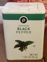 Mängden socker i Ground black pepper