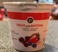 Mängden socker i Fruit on the bottom Lowfat Yogurt