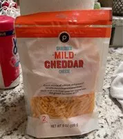 Mängden socker i Shredded Mild Cheddar Cheese