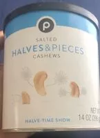 Mängden socker i Salted Cashews