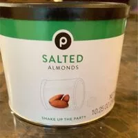 Mängden socker i Salted almonds