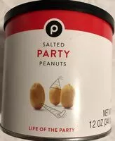 Mängden socker i Salted party peanuts