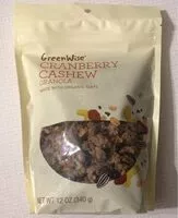 Mängden socker i Cranberry Cashew Granola