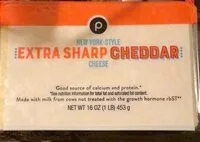 Mängden socker i New York-Style Extra Sharp Cheddar Cheese