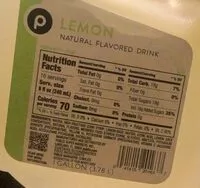 Mängden socker i Lemon juice