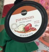 Mängden socker i Parmesan grated cheese